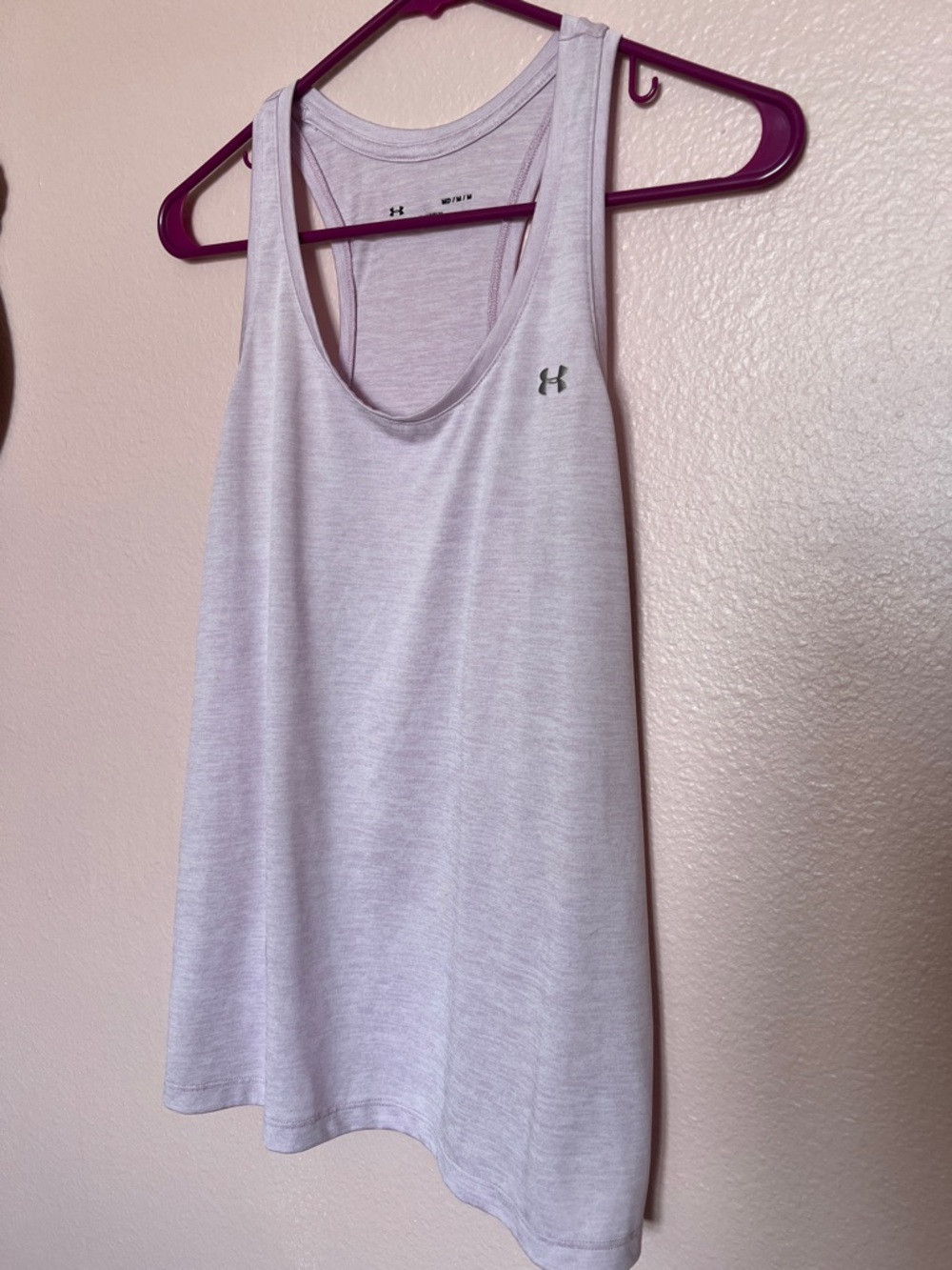 Under Armour Light Lavender Racerback Training Tank - Picture 5 of 5
